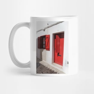 Algarve charm in red and white Mug